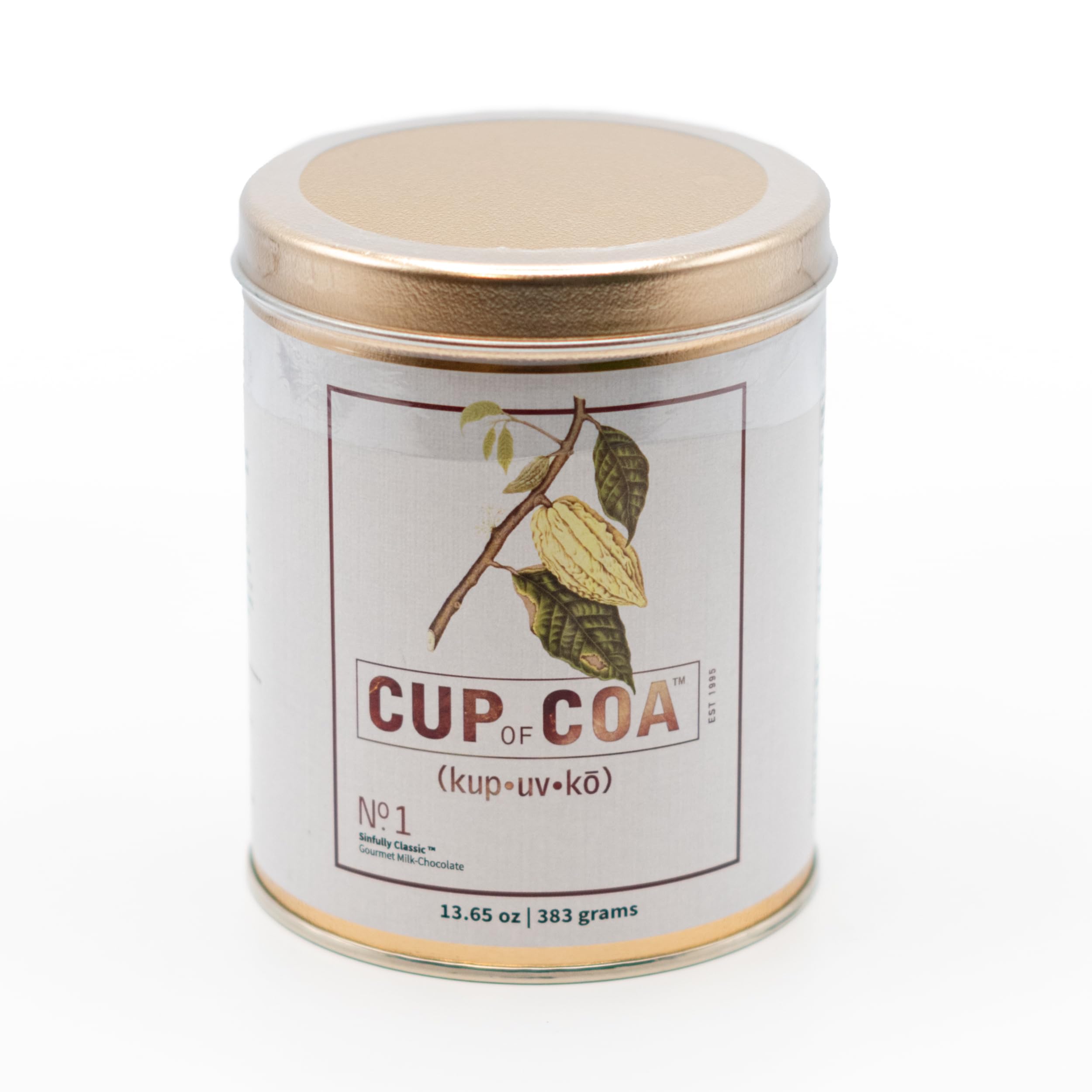 Amazon.com : Cup of Coa Cocoa Tin | Gourmet Cocoa Powder | Frothy